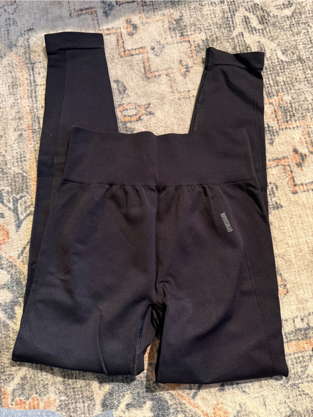 Gymshark Seamless High-Rise Black Leggings